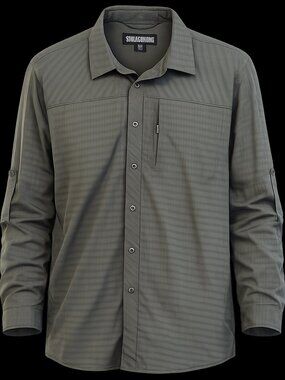 Blackhawk! Men's Tactical Snap 3XL Gray Vented Hiking Outdoor